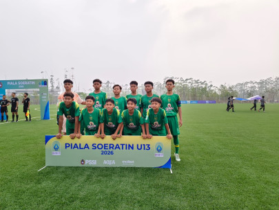 Skuad Persebaya U-13 saat berlaga di Piala Soeratin